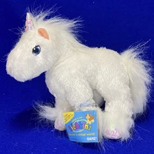 UNICORN white Webkinz plush with NEW, UNUSED, SEALED code -- combined shipping