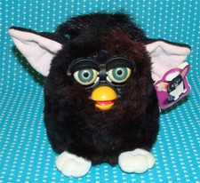Vtg Original 1st Gen 1998 Furby Black 70-800 Tiger Electronics Works Box Instr.
