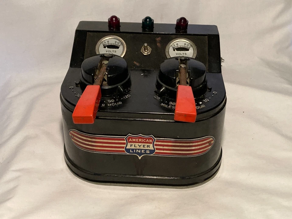 American Flyer 30B Twin Power Control Transformer A C Gilbert Co New Haven Conn