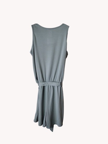 Wonder Nation Romper Girls 14 Sage Waist Tie Sleeveless Summer School - Picture 2 of 11