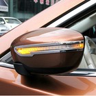 For Nissan Rogue 2014-2019 Chrome Rearview Mirror Strips Cover Trim Accessories