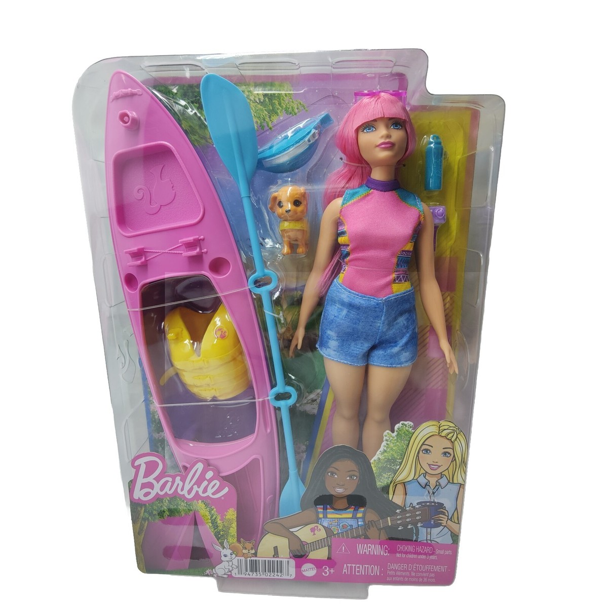 Kayaking Barbie With Pink Hair It Takes Two Series Doll