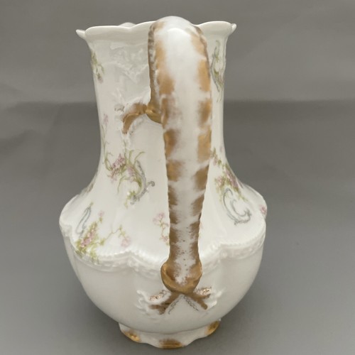 Haviland &Co The PRINCESS Limoges France Water Pitcher Floral Schleiger 83 - Picture 8 of 17