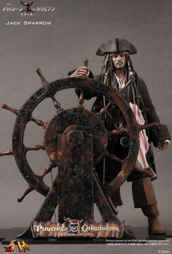 Capitán Jack Sparrow Piratas del Caribe DX06 Hot Toys Nuevo Raro Japón - Imagen 2 de 14
