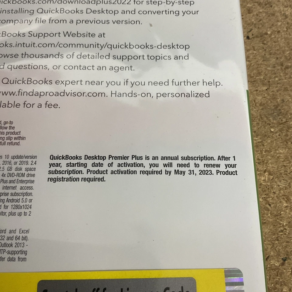 Intuit QuickBooks Desktop Premier Plus 2022 Accounting Software - Image 3 of 3