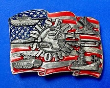 Operation Desert Storm US Military History Battle Commemorative 1991 Belt Buckle