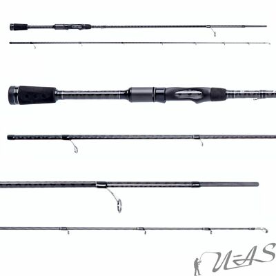 ABU GARCIA Villain 702M 10-30g 2,13m Profi 40T Carbon Spinnrute Barsch Zander Sh