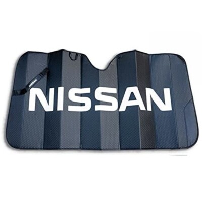 Nissan Black Sunshade Universal Sunshade New Sun Shade Windshield UV Protection 