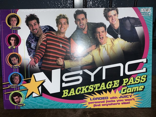 nsync backstage pass game unopened nsync backstage pass game unopened