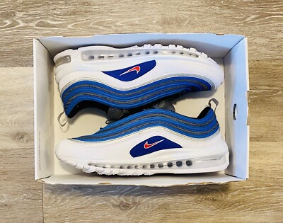 Nike ID Air Max 97 Nike By You Blue Silver White CT7949-991 Men's