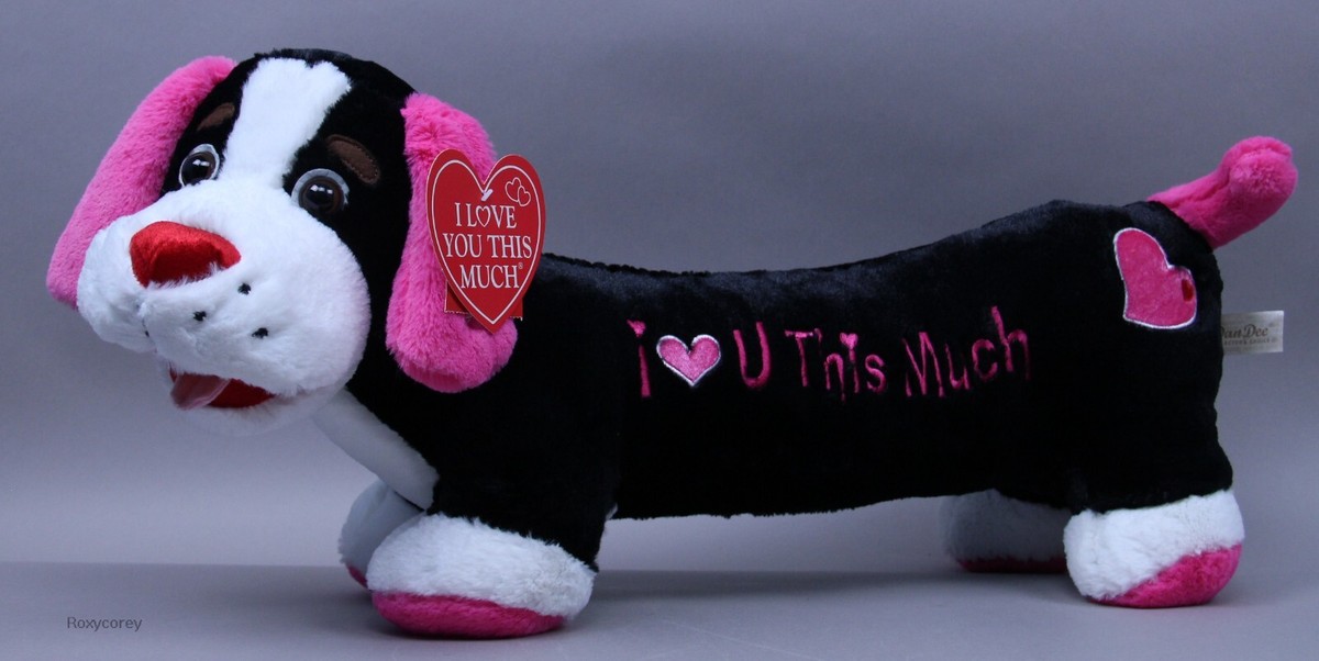 DIAMOND☆DOGS White Valentine Show 2025 Valentine Plush Pink and White Puppy Dog - Walmart.com