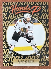 Duncan Keith 2021-22 Series 1 Hundo P Gold Parallel #HP-13 Chicago Blackhawks