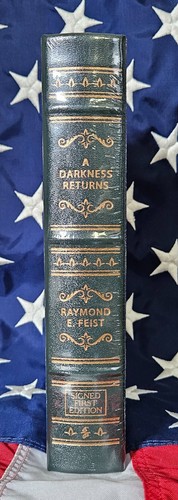 NEW SEAED Darkness Returns Raymond Feist Easton Press Deluxe Leather Signed 500 - Imagen 2 de 8
