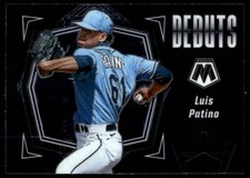Luis Patino 2021 Panini Mosaic Baseball # PD11 RC Tampa Bay Rays Debuts