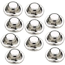 10 Pack of 1/2 Inch Zinc Plated Steel Boat Trailer Roller Shaft Pal Nuts