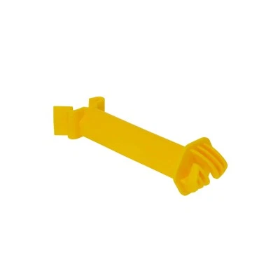 AKO 25x Abstandsisolator gelb für T-Pfosten Festzaunsystem Isolator Weidezaun