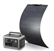 Powerstation With Solarpanel Camping Generator 600W Power Supply for Home Backup