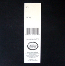 Official Nintendo Super Mario Bros. 3 Bookmark 1990 Rare Vintage NES 90s 80s