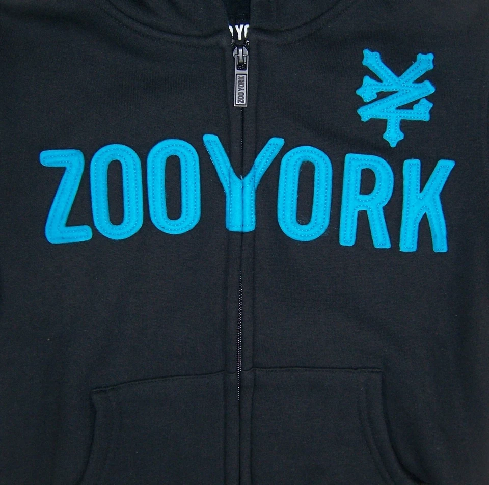 Little Boys Size XS 4/5  Full Zip Hooded Fleece Sweatshirt NWT by ZooYork - Image 2 of 4