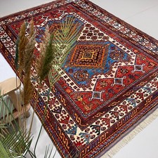 Handmade 510 X 79 Qashqai Afghan Tribal Soft Wool Area Rug