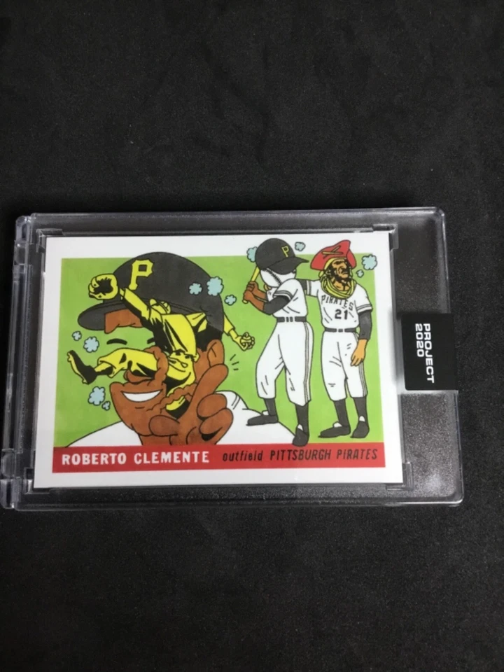 Topps Project 2020 Roberto Clemente 8 Card Lot #’s 68,78,103,110,138,154,182,197 - Image 2 of 2