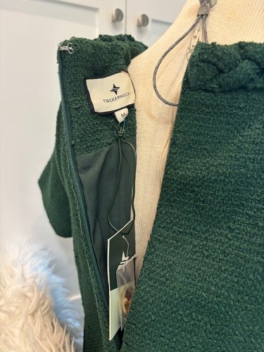 NWT's Tuckernuck Green Tweed Jackie Dress - Size Medium - Picture 9 of 12