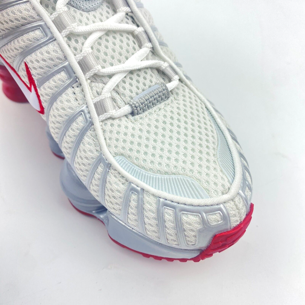 Nike Shox TL Platinum Tint Gym Red White Silver Grey FZ4344