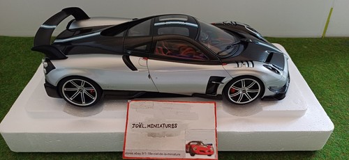 PAGANI HUAYRA BC 2016 Grigio Mercurio/Carbon 1/18 AUTOart 78278 voiture miniatur - Picture 3 of 9