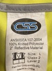 (7) CSS Class 2 Level 2 Safety Vests 100% Polyester ANSI/ ISEA 107-2004 Size L — photo 3