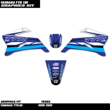 YAMAHA TTR110 Factory Graphic Decal Sticker Kit Fits 2008-2022