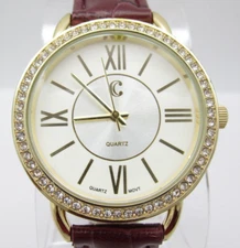 Women Charming Charlie Quartz WR Analog 37mm Round Watch (H129) "New Battery"
