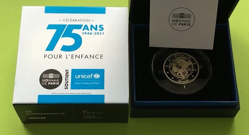 Frankreich 2019-2022, 2 Euro Gedenkmünzen PP, BU, Coincard, AUSWAHL (S3-30 - Picture 7 of 10