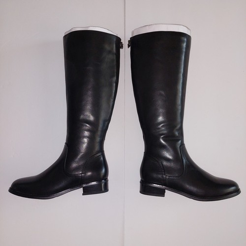 Aqua Diva Montreal Knee High Stretch Equestrian Waterproof Boots Womens 8.5 - Picture 3 of 9
