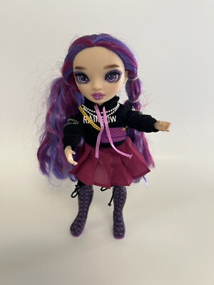 Rainbow High Fashion Doll EMI Vanda Orchid Purple With high Boots W Outfit