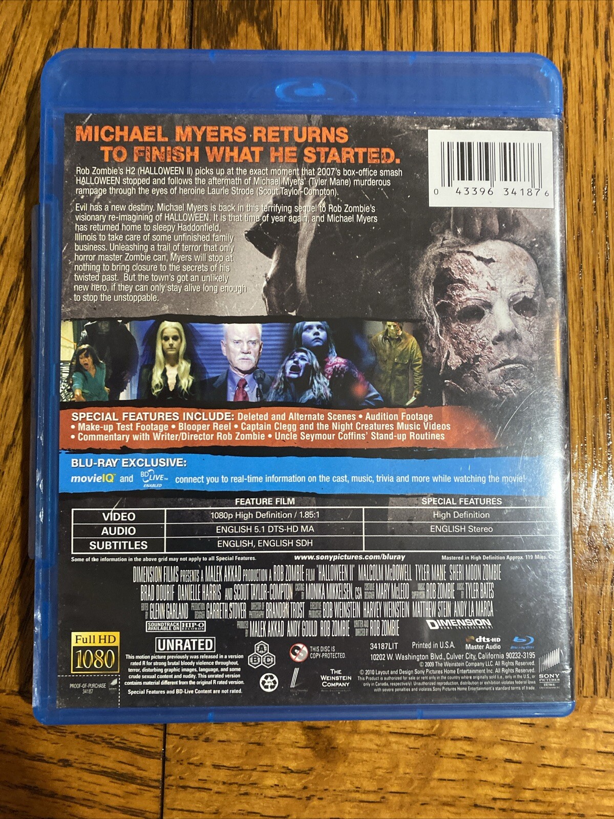 Halloween II (Unrated Director's Cut) [Bluray] Bluray Falak