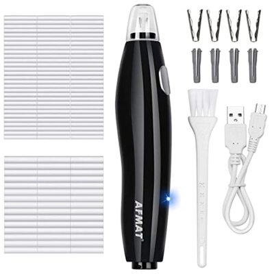 Electric Eraser for Artists, AFMAT Rechargeable Electric Eraser Kit,140 