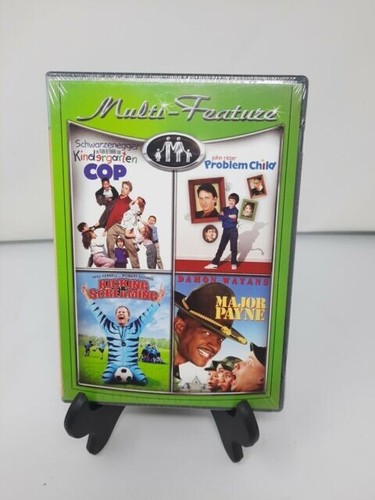 Kindergarten Cop, Problem Child, Kicking&Screaming, Major Payne Quadruple DVD - Picture 2 of 5
