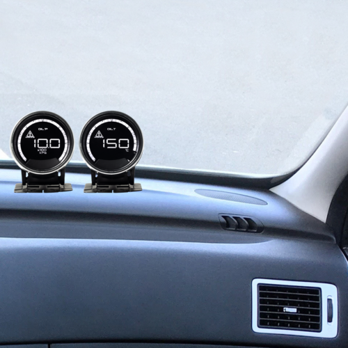 60mm Universal A2 Lcd Digital 7 Color Turbo Boost Gauge Meter W/Sensor -1~3.0Kpa - Picture 10 of 11