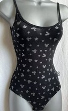 Disney Mickey Mouse Womens/Girls Sparkle Bodysuit Size Small 6-8 