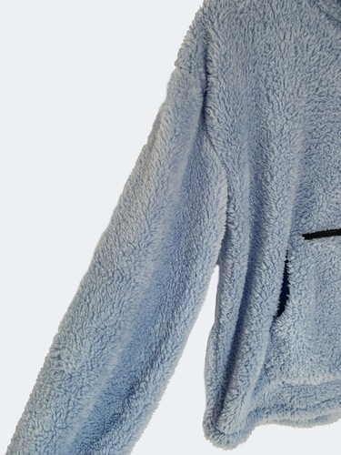 No Bo Women's Sweatshirt Rullover Color Light Blue Soft Warm Size L (11-13) - Picture 3 of 9