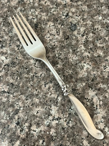 International Sterling Silver Melody Silver Flatware Fork 7.25"