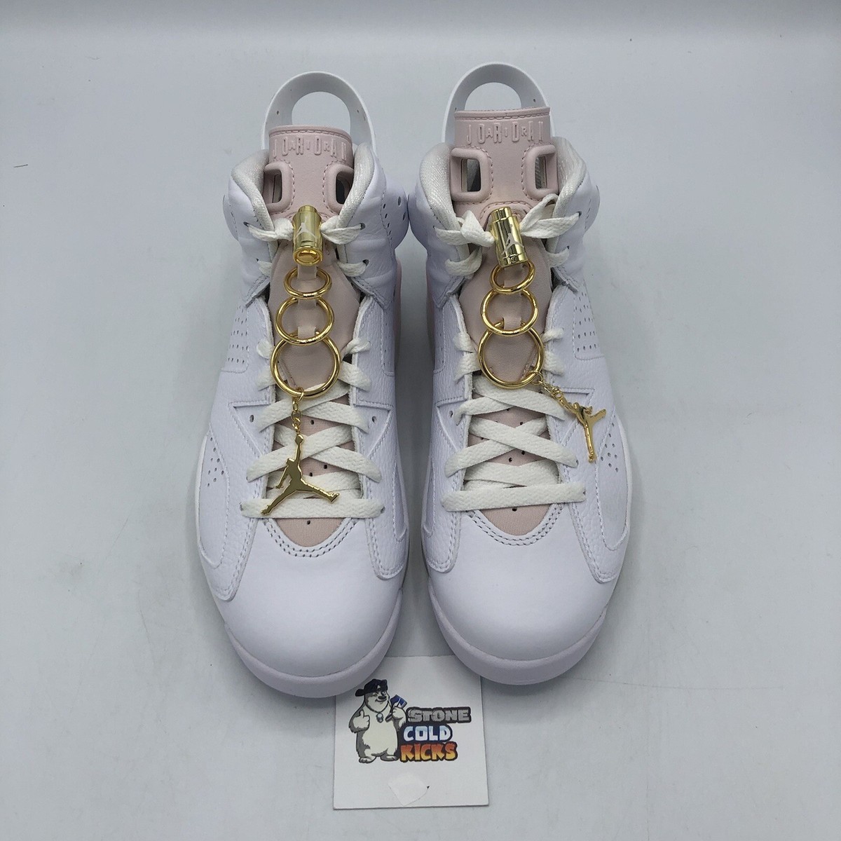 Nike Air Jordan 6 Retro Gold Hoops White Gold DH9696-100 Size | eBay