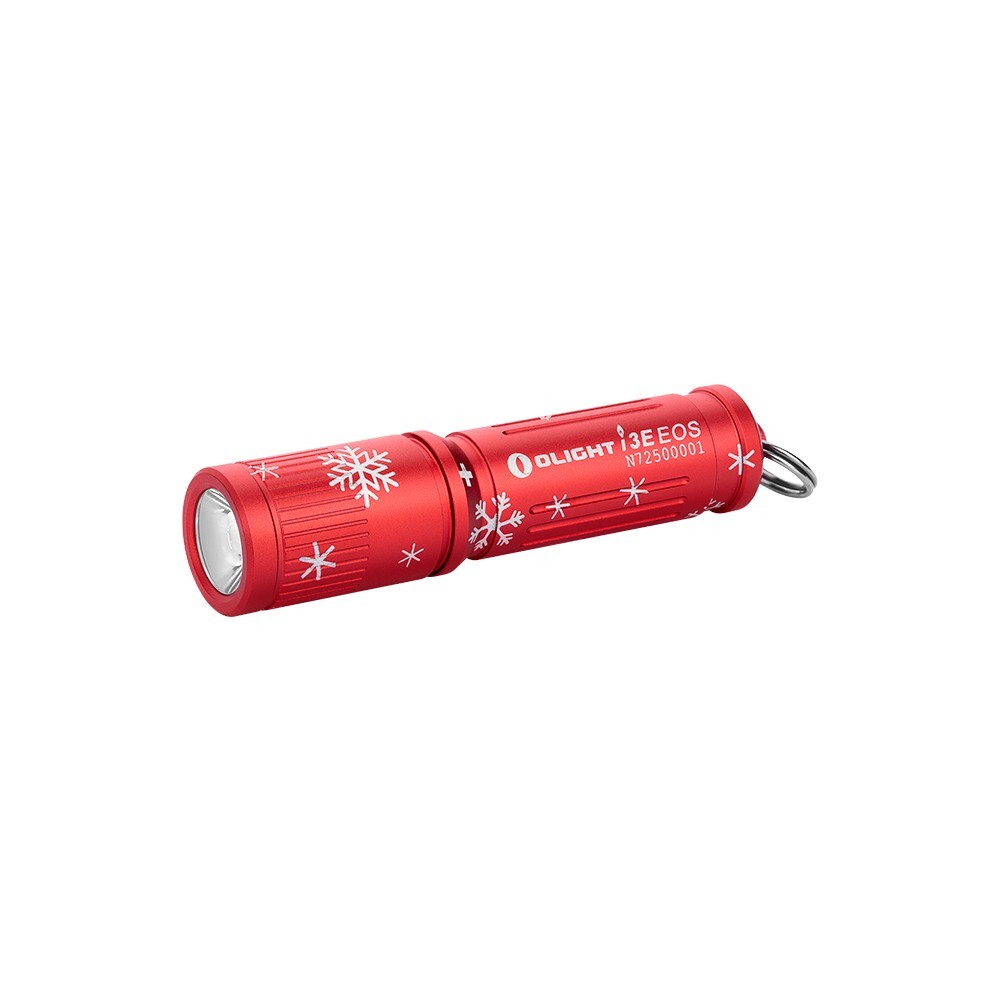 Olight I3E EOS Snowflake Red EDC Keychain Waterproof LED