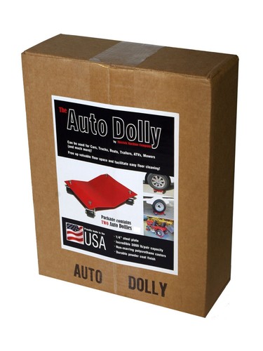 Set of 2 Auto Dolly Heavy Duty 12"x16" Vehicle Wheel Tire Car Body Shop Mechanic - Bild 2 von 2
