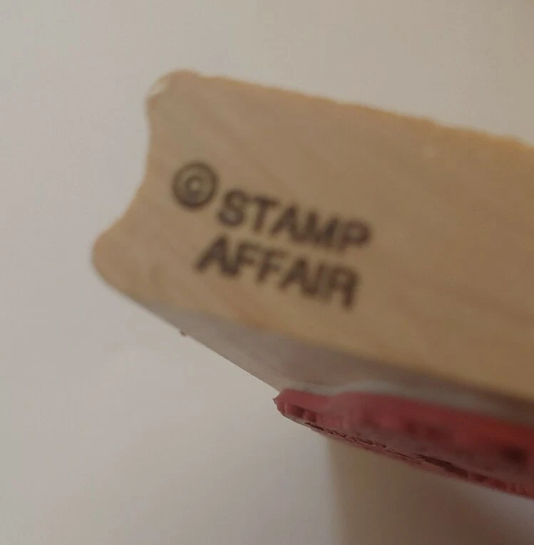 Sello Affair Floral Corona Hojas Ramas Arco Corona Borde Goma Sello Foto 3 de 3