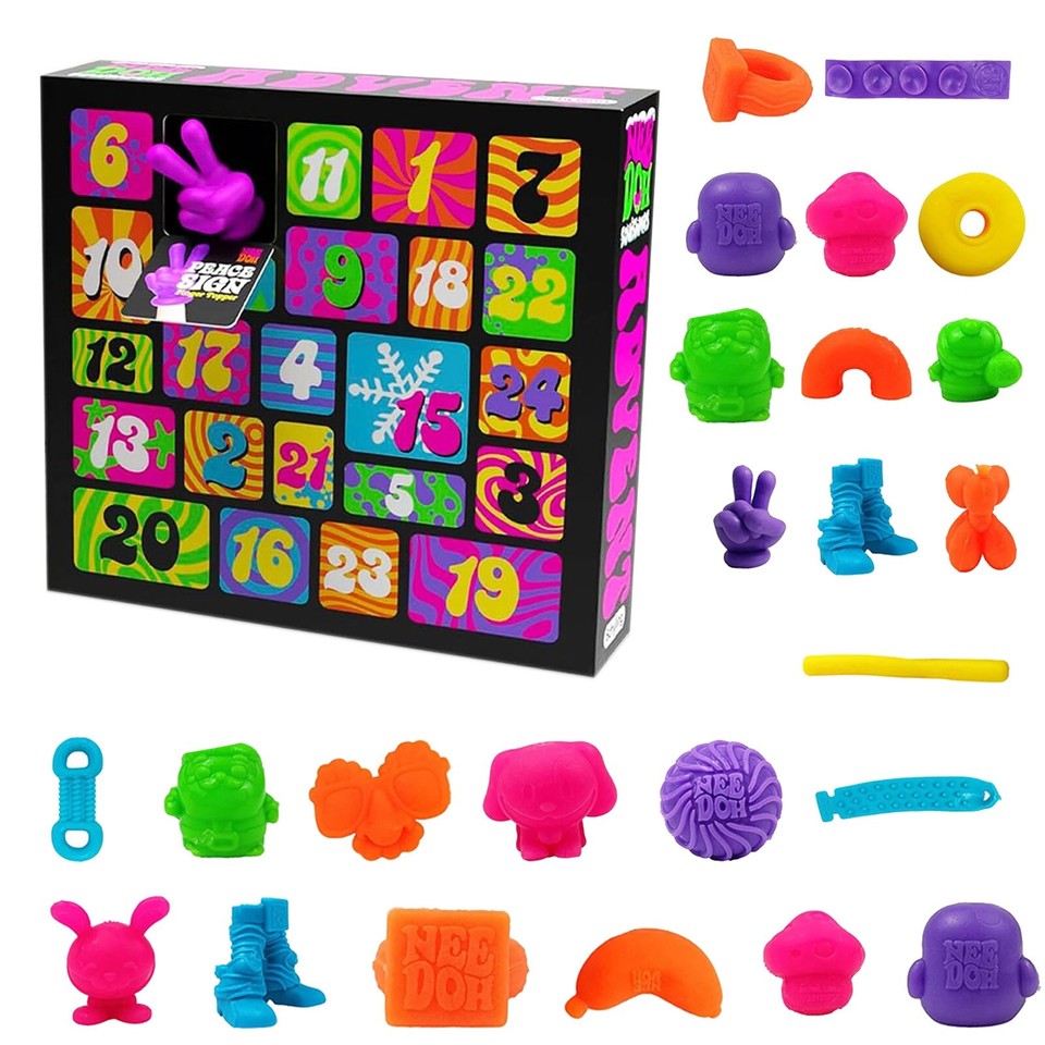 Nee Doh Squishmas Advent Calendar 2024, Christmas Squishy Advent