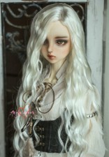 1/6 1/4 1/3 Uncle BJD Wig Long Curly Hair Milk Soft Silk Imitation Mohair A