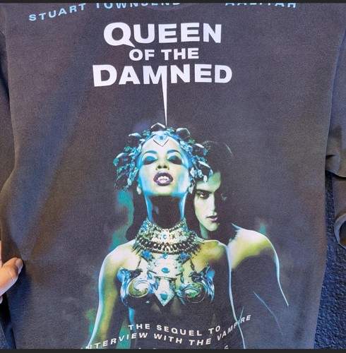 QUEEN OF THE DAMNED Custom long sleeve Printed on Shaka Garment dyed - 第 4/6 張圖片