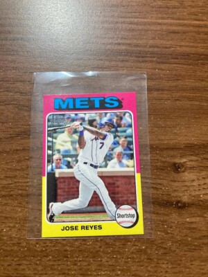 2011 Topps Lineage Mini 1975 Design Jose Reyes #165 Mets
