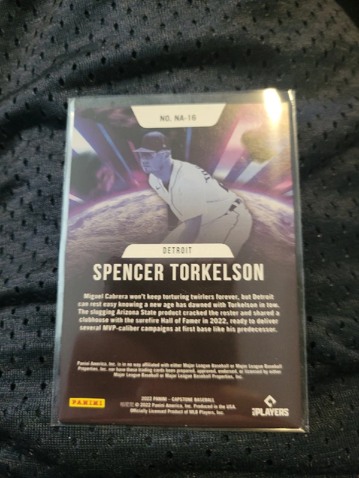 2022 Panini Capstone Baseball Spencer Torkelson New Age Insert Card NA-16 Tigers - Image 2 of 2